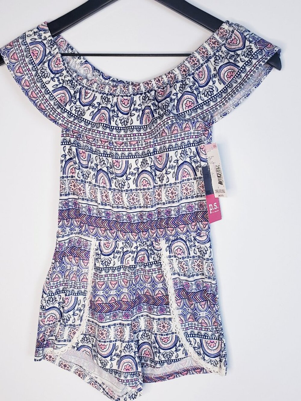 NWT P.S. from Aeropostale Girls Romper Shorts Size 6